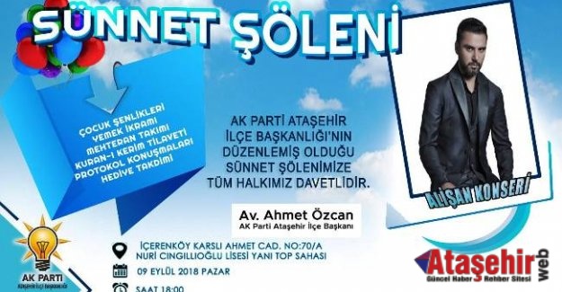 AK Parti Ataşehir Sünnet Şöleni Düzenliyor