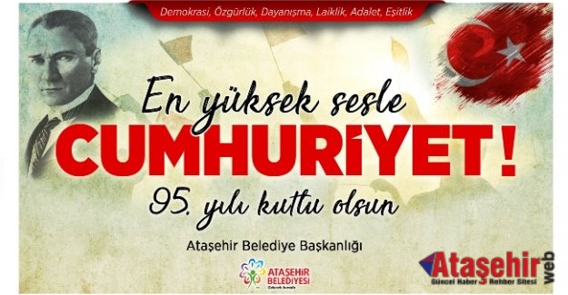 Cumhuriyet Bayramı Ataşehir'de coşkuyla kutlanacak