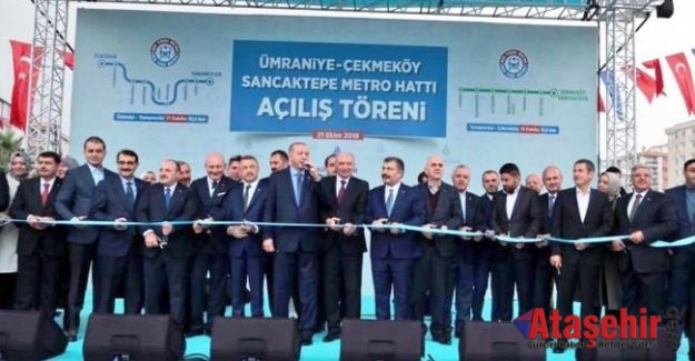 Üsküdar-Çekmeköy metro hattının ikinci etabı açıldı