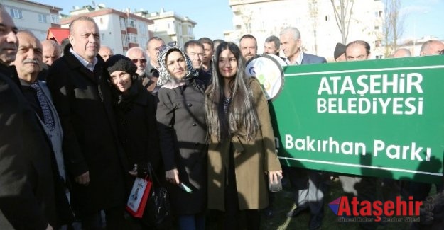 Battal İlgezdi Ekrem Bakırhan Parkı’nın açılışını yaptı