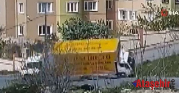 Ataşehir'de film sahnelerini aratmayan kaza