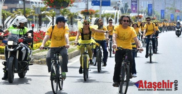 Gönüllü Bisikletçiler Arıların İzinde Pedal Çevirdi