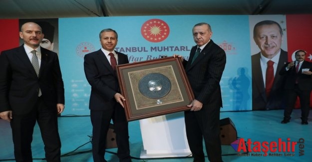 Recep Tayyip Erdoğan İstanbul Muhtarları ile iftarda biraraya geldi.
