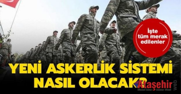 Yeni Askerlik Sistemi Meclise Geliyor