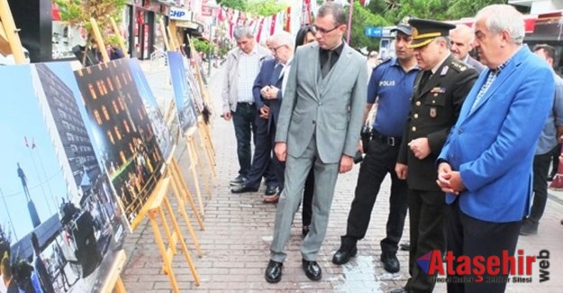 15 Temmuz Demokrasi Sergisi Ataşehir Prestij Caddesi’nde Açıldı