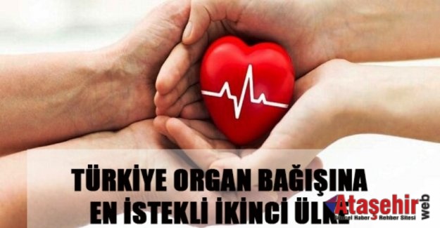 TÜRKİYE ORGAN BAĞIŞINA EN İSTEKLİ İKİNCİ ÜLKE