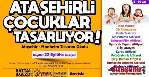 ATAŞEHİR MONHEİM TASARIM OKULU YENİ ÖĞRENCİLERİNİ BEKLİYOR