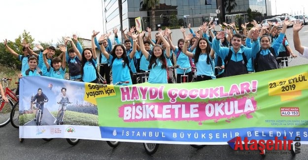 İBB’DEN “HAYDİ ÇOCUKLAR BİSİKLETLE OKULA” ETKİNLİĞİNE DESTEK