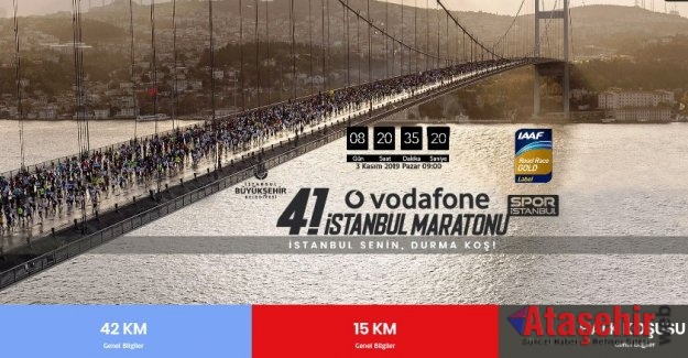 VODAFONE 41. İSTANBUL MARATONU HALK KOŞUSU KAYITLARI BAŞLADI