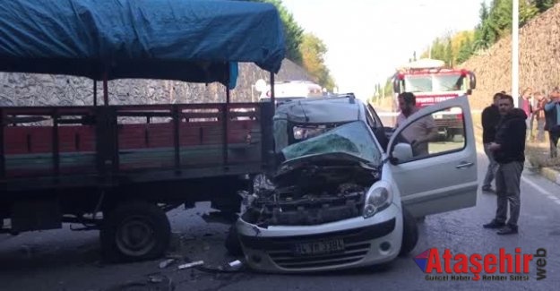 Ataşehir'de trafik kazası: 3 yaralı