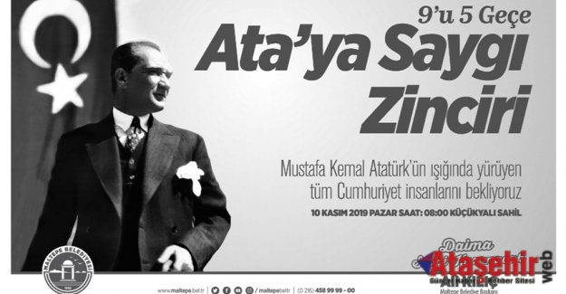 ULU ÖNDER MUSTAFA KEMAL ATATÜRK SAYGI ZİNCİRİ VE SAYGI DALIŞIYLA ANILACAK