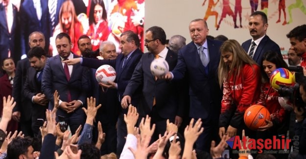 Burhan Felek Atletizm Stadını Cumhurbaşkanı Erdoğan hizmete açtı