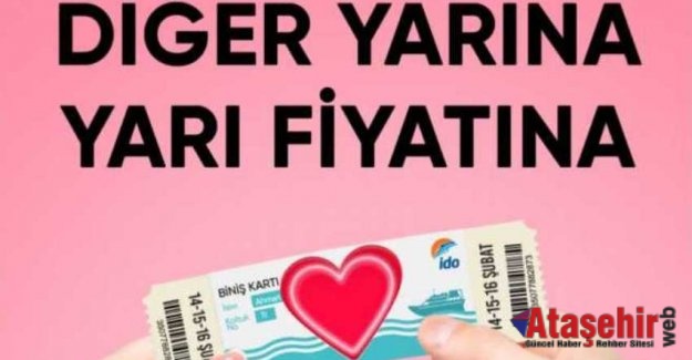 İDO’dan sevdiğine yarı fiyatına bilet