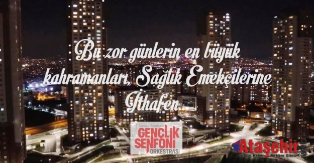 ATAŞEHİRLİ GENÇ SANATÇILARDAN SAĞLIK ÇALIŞANLARINA ANLAMLI DESTEK