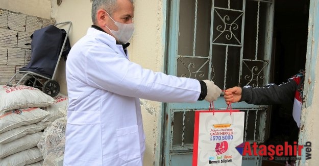 Ataşehir Belediyesi, 65 yaş üstü vatandaşlara yardım dağıtıyor