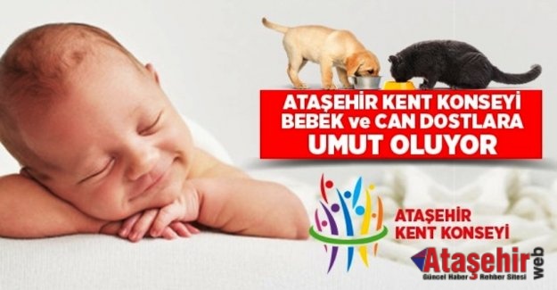 Ataşehir Kent Konseyi Bebekleri ve Can Dostları Unutmuyor