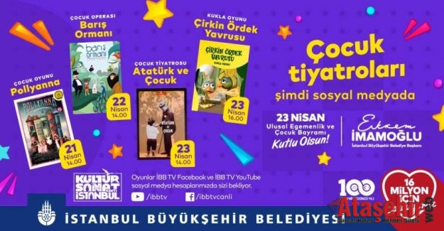 İBB, 23 Nisan’da Çocukları Tiyatroyla Buluşturuyor!