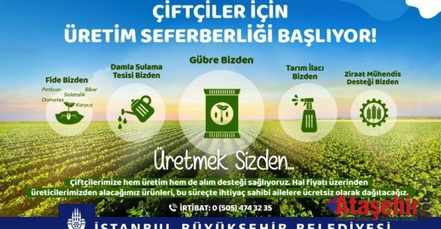 İBB'den çiftçiye destek