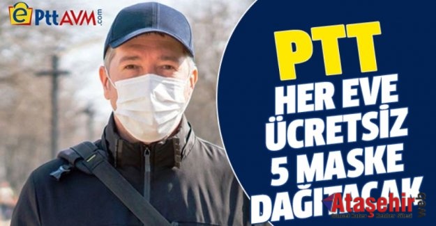PTT ücretsiz maske dağıtacak