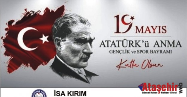 19 Mayıs ATATÜRK'ü Anma,Gençlik ve Spor Bayramımız kutlu olsun.”