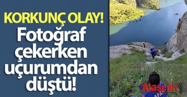 Fotoğraf çekerken uçurumdan düşen kişi hayatını kaybetti