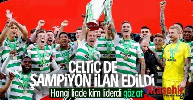 İskoçya'da Celtic şampiyon ilan edildi