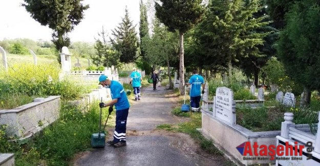 İSTANBUL’UN MEZARLIK ALANLARI YIKANIP TEMİZLENDİ