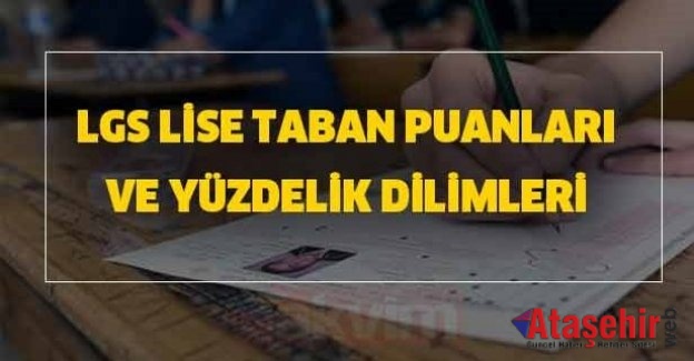 2020 lise taban puanları ve yüzdelik dilimleri!