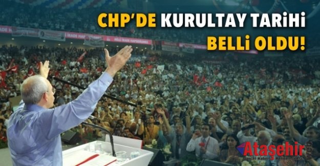 CHP'de kurultay tarihi belli oldu