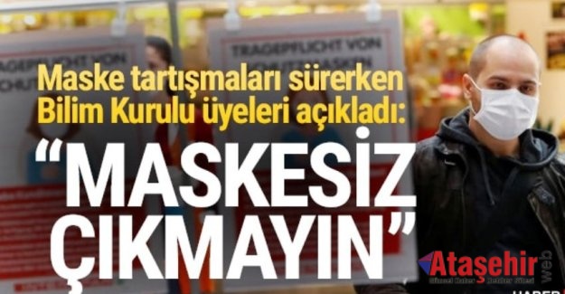 Maskesiz çıkmayın!