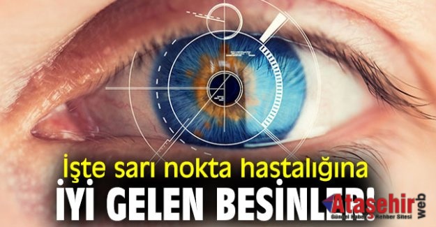 Sarı nokta hastalığına iyi gelen 13 besin