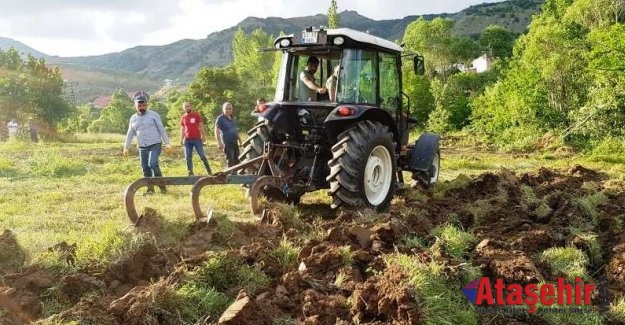 Yayladere Belediyesi kırk yıldır Ekilmeyen alanları ekiyor