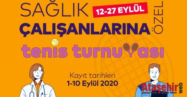 İBB’DEN SAĞLIK ÇALIŞANLARINA ÖZEL TENİS TURNUVASI