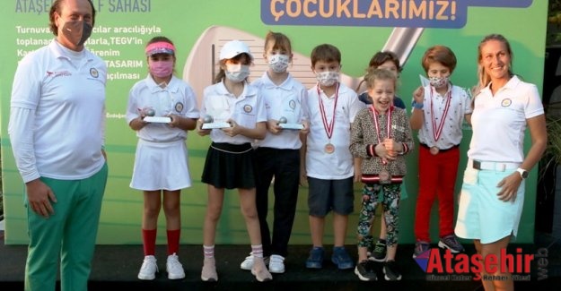 Ataşehir'de  Golfçüler oynadı, çocuklar kazandı