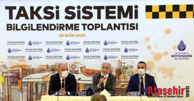 İBB, YENİ TAKSİ YÖNETİM MODELİNİ KAMUOYUNA TANITTI