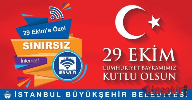 İBB’DEN CUMHURİYET BAYRAMINDA SINIRSIZ İNTERNET