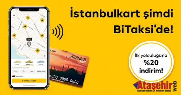 BiTaksi’de İstanbulkart ile Yolculuk Başladı