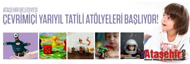 ÇOCUKLAR YARIYIL TATİLİNDE ÇEVRİMİÇİ ATÖLYELER SİZİ BEKLİYOR