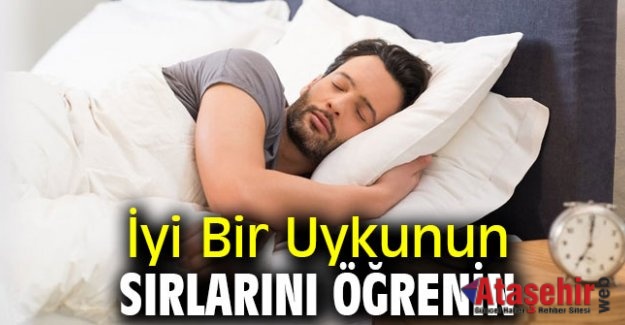 İyi Bir Uykunun Sırlarını Öğrenin