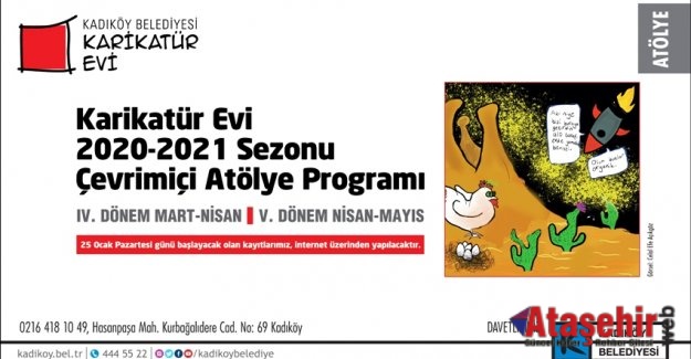 KARİKATÜR EVİ YENİ DÖNEM KAYITLARI BAŞLADI