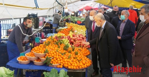 Semt pazarında belediye denetimi