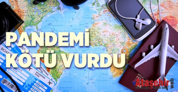 TURİZM GELİRLERİNDE BÜYÜK DÜŞÜŞ