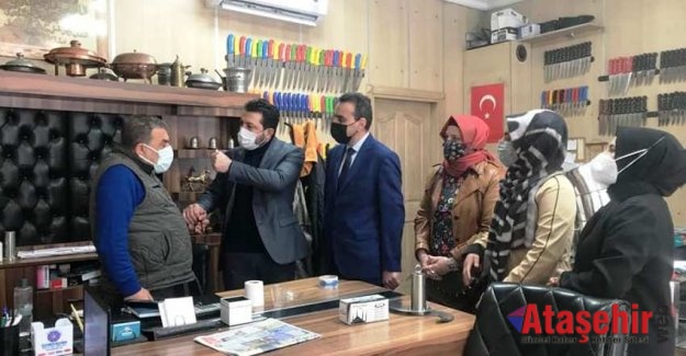 Ataşehir teşkilatı, 17 mahallede eş zamanlı ziyaretler geçekleştirdi
