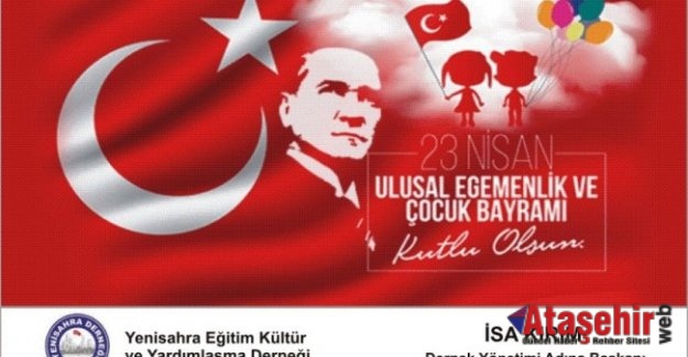 23 Nisan Ulusal Egemenlik ve Çocuk Bayramı kutlu olsun!