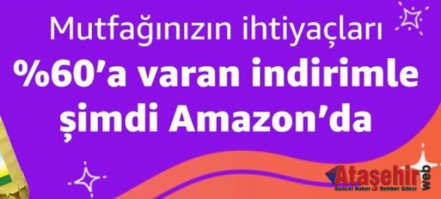 Amazon Türkiye Gıda ve İçecek kategorisi açıldı