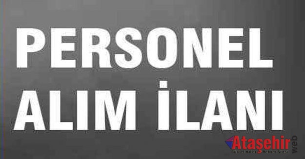 PERSONEL ALIMI İLANI