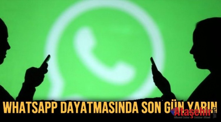 WhatsApp için son gün!