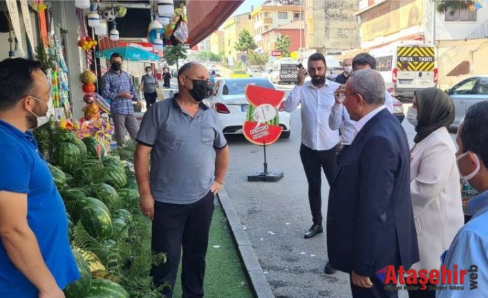 AK Parti Ataşehir Teşkilatı'ndan Esnaf Ziyareti