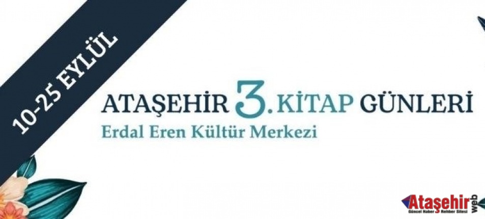 ATAŞEHİR 3. KİTAP GÜNLERİ BAŞLIYOR