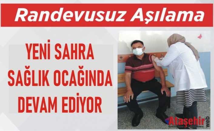 Ataşehir'de Rasevusuz Covid-19 aşısı